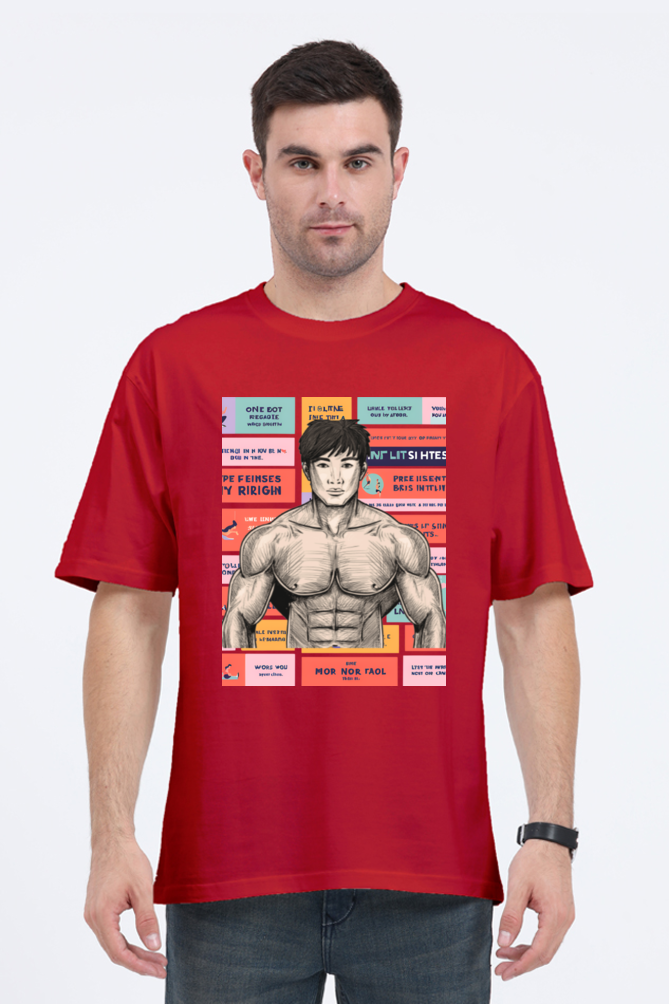 Fitness-Gym-Oversized T shirt-Bodybuilder