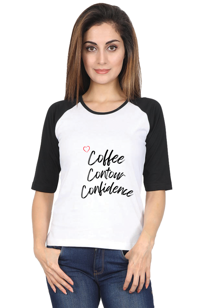 Women's Raglan Full Sleeve T-Shirt (printed)