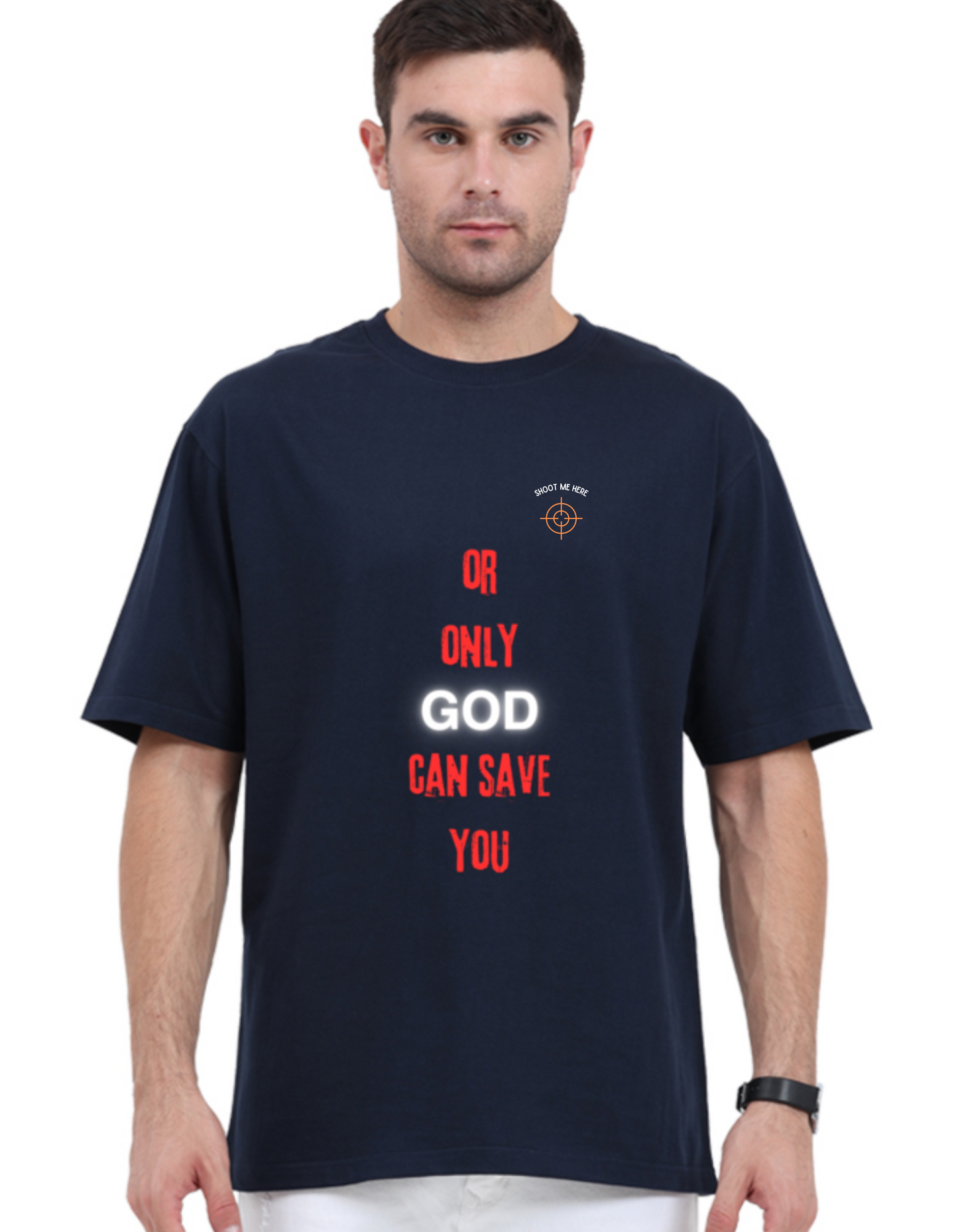 Oversized Printed T-Shirt (Shoot Me Here)