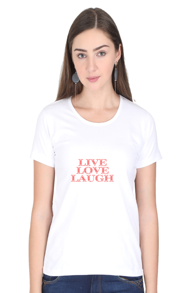 Women Half Sleeve T-Shirt (glow in dark)