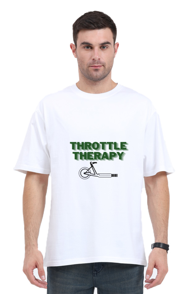 Bikers-Oversize T-shirt-Throttle Therapy