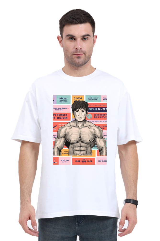 Fitness-Gym-Oversized T shirt-Bodybuilder
