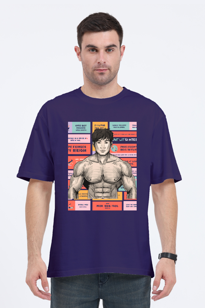 Fitness-Gym-Oversized T shirt-Bodybuilder