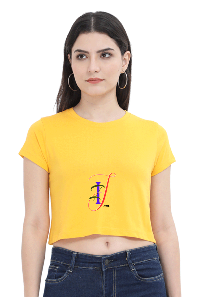 Women Top Crop (Printed)