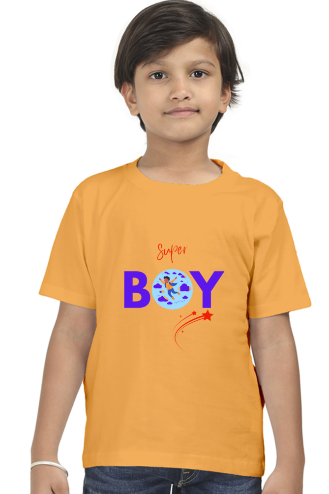 Boy-Printed T Shirt-Super Boy