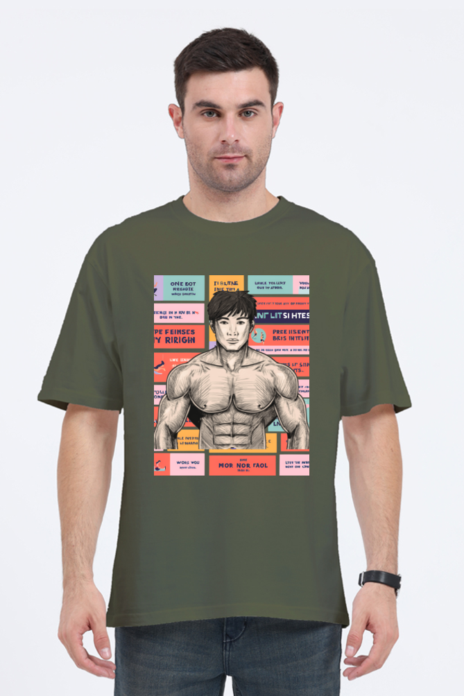 Fitness-Gym-Oversized T shirt-Bodybuilder