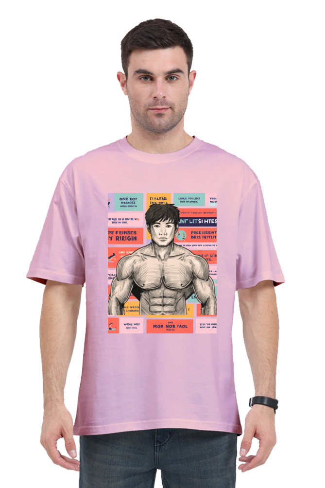 Fitness-Gym-Oversized T shirt-Bodybuilder