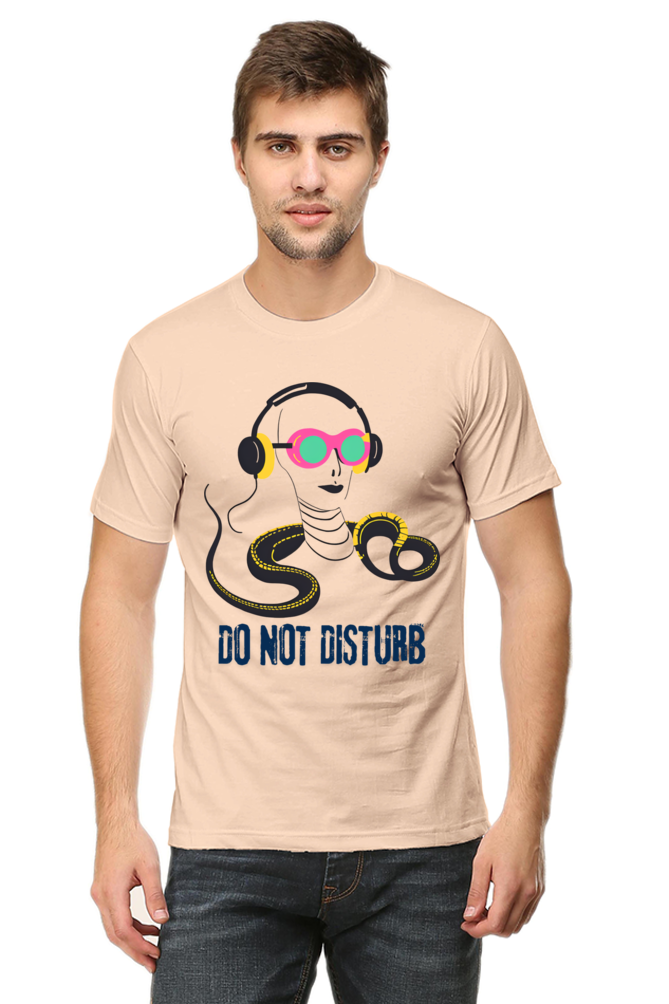 Men-Printed T Shirt-do not disturb-snake listening song