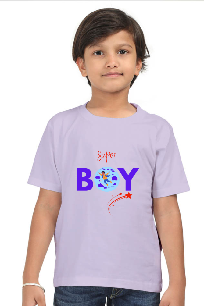 Boy-Printed T Shirt-Super Boy