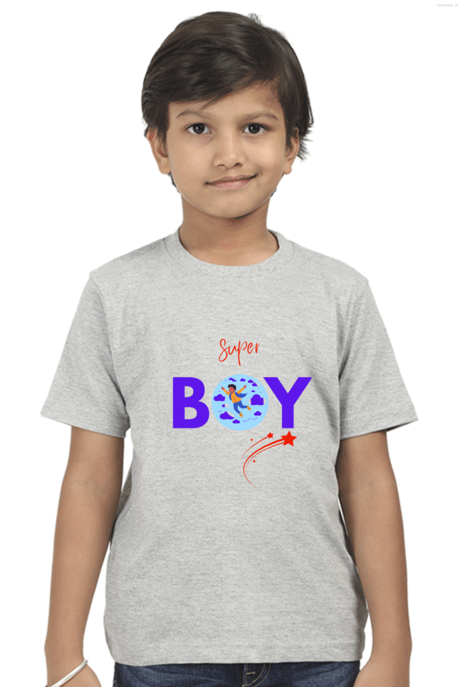 Boy-Printed T Shirt-Super Boy