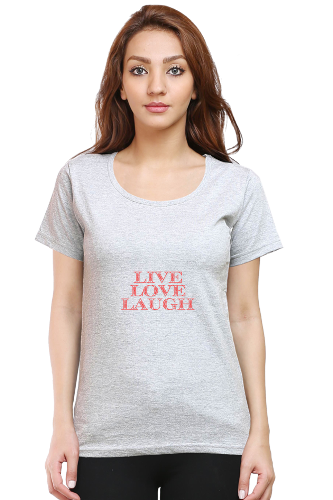 Women Half Sleeve T-Shirt (glow in dark)