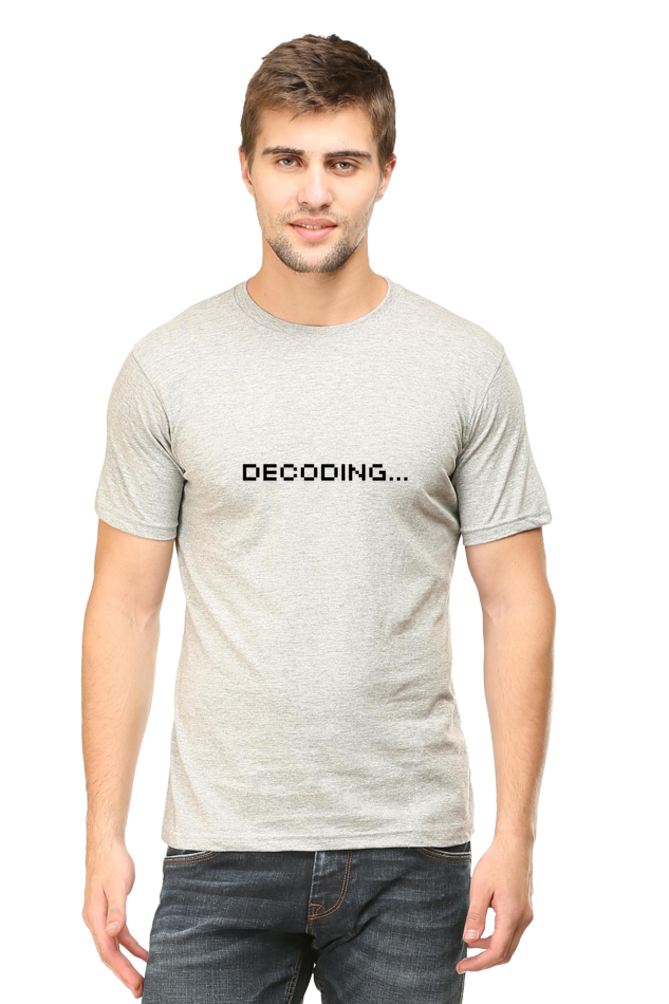 Men - Printed T shirt- Decoding