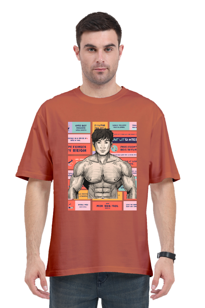 Fitness-Gym-Oversized T shirt-Bodybuilder