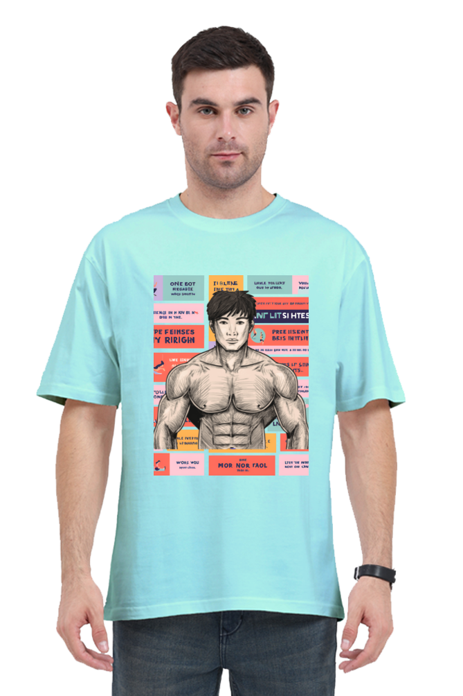 Fitness-Gym-Oversized T shirt-Bodybuilder