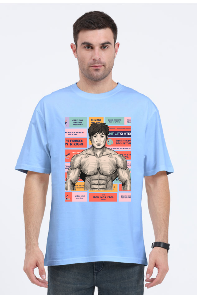 Fitness-Gym-Oversized T shirt-Bodybuilder
