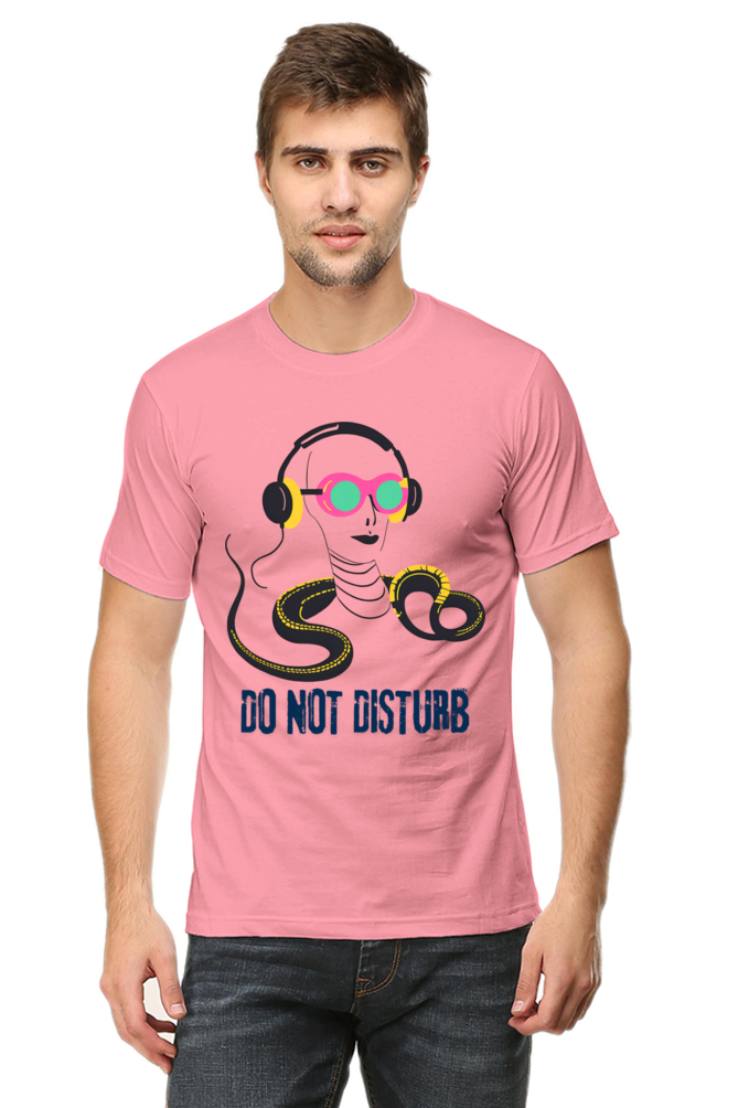 Men-Printed T Shirt-do not disturb-snake listening song