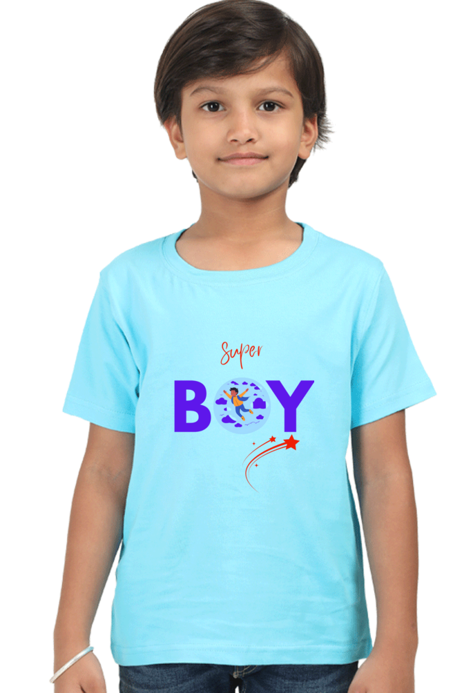 Boy-Printed T Shirt-Super Boy