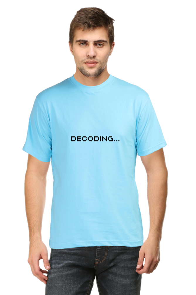 Men - Printed T shirt- Decoding