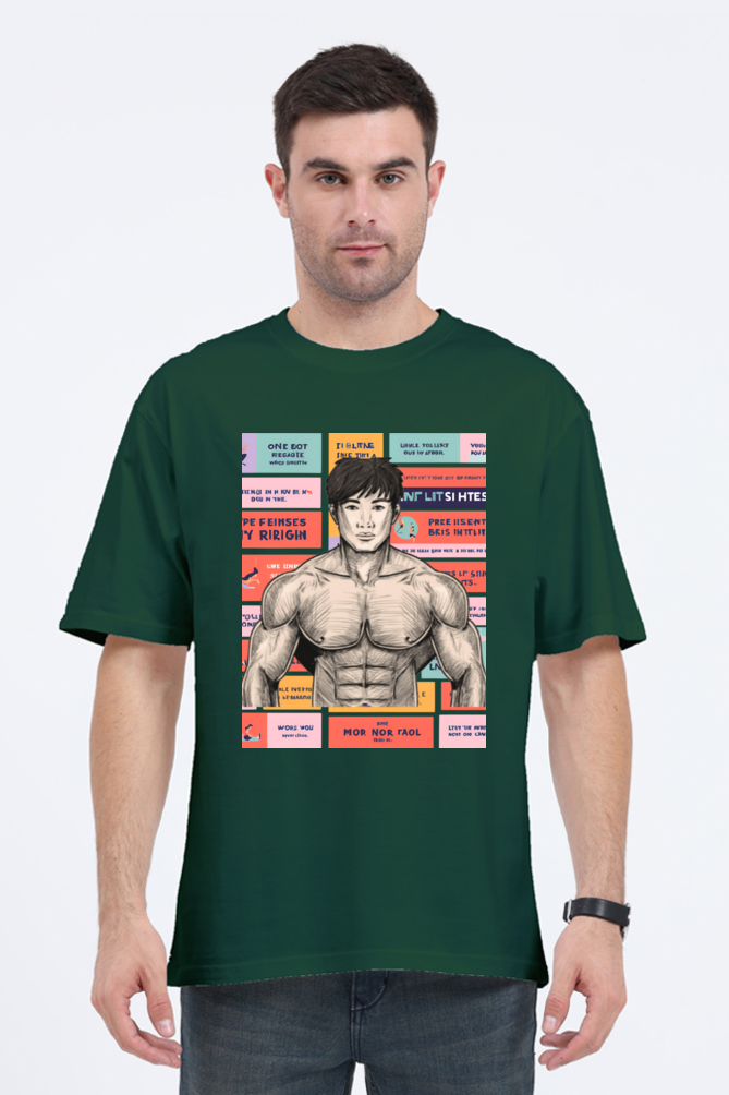 Fitness-Gym-Oversized T shirt-Bodybuilder