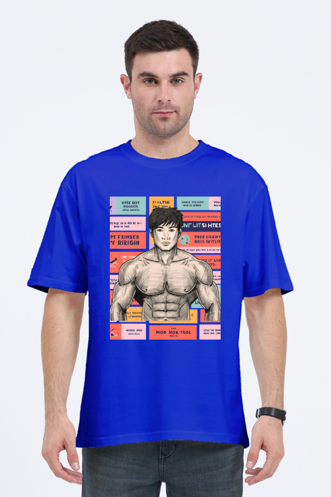Fitness-Gym-Oversized T shirt-Bodybuilder