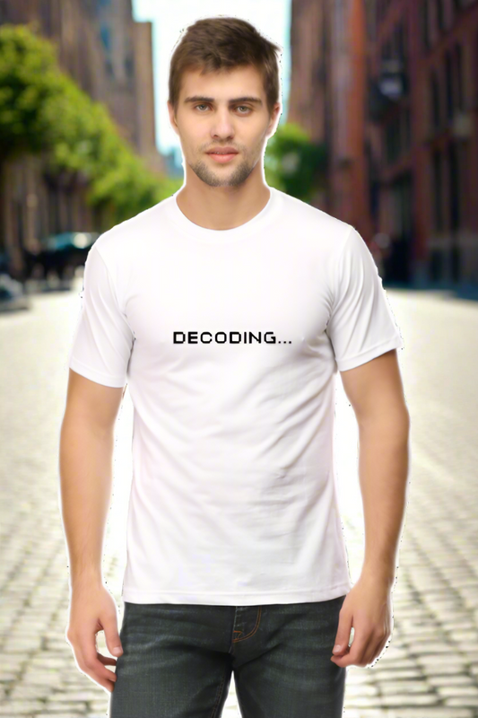 Men - Printed T shirt- Decoding