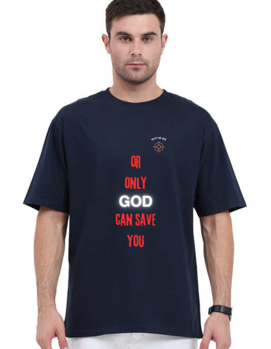 Oversized Printed T-Shirt (Shoot Me Here)