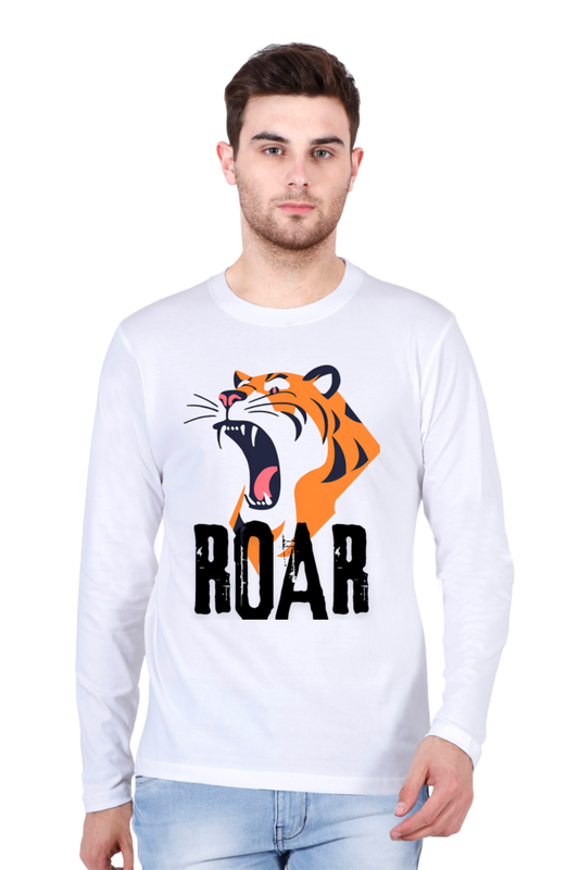 Men-Printed-T-Shirt-Tiger Roar