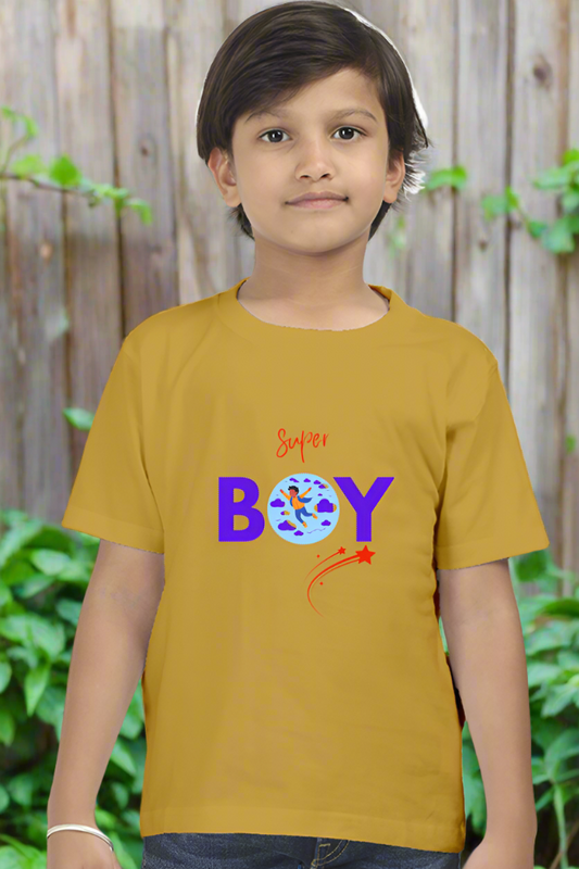Boy-Printed T Shirt-Super Boy