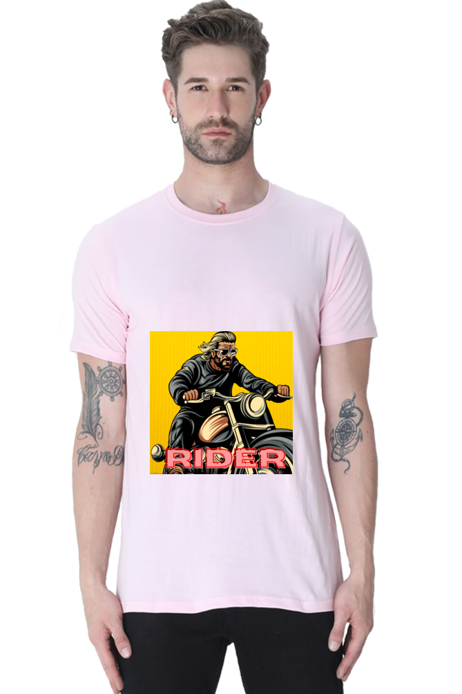Rider T-Shirt with Both Side Printing