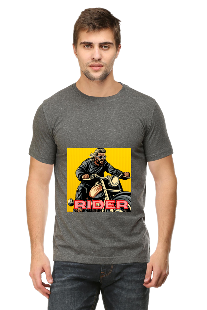Rider T-Shirt with Both Side Printing