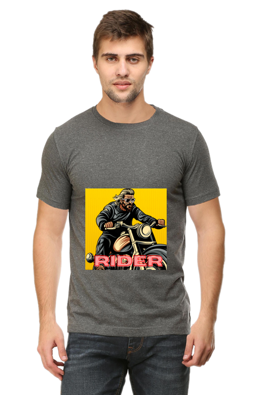 Rider T-Shirt with Both Side Printing