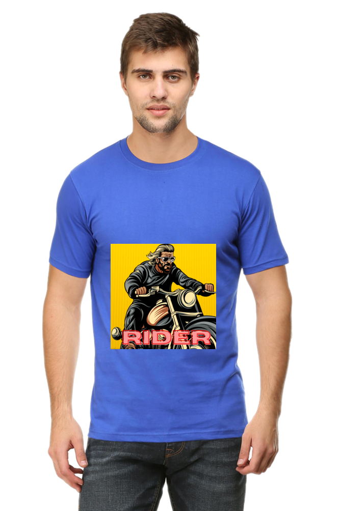 Rider T-Shirt with Both Side Printing