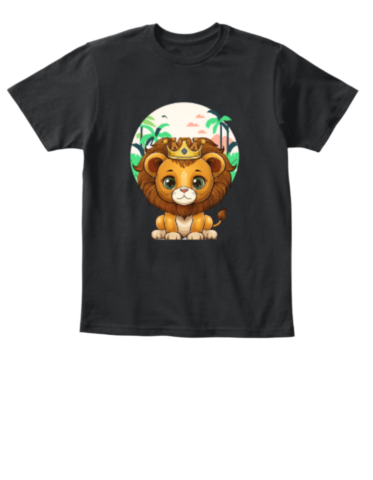 Boy's-Printed T shirt-Lion Cub